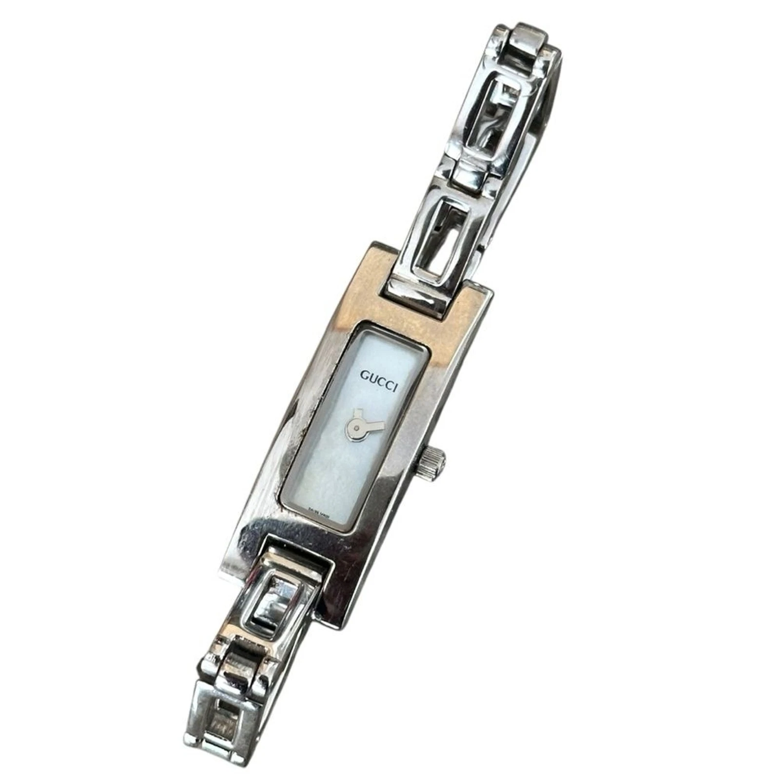 Montre Gucci Vintage Femme 3900L Argent