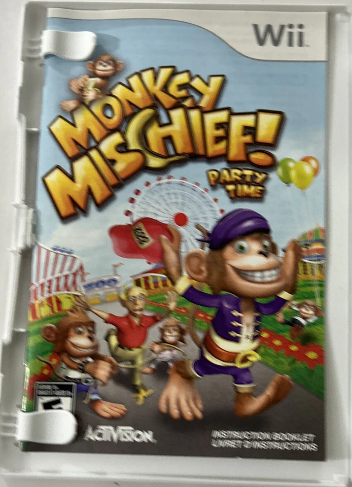 Monkey Mischief Party Time (Nintendo Wii, 2008) Pre-owned FREE Shipping In 🇨🇦 - Image 4 of 4