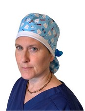 Dental hygienist, Dentist, Scrub Cap, Ponytail Hat, Medical Hat SATIN Lined