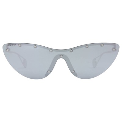 Gucci GG0666S-002 Silver Frame / Grey Lens Sunglasses | eBay