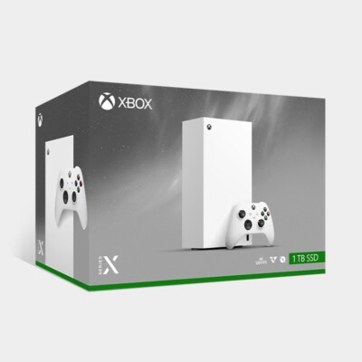 Microsoft Xbox Series X 1TB Video Game White Console - Digital