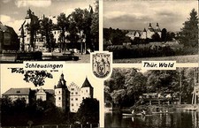 Schleusingen Thüringer Wald DDR s/w Mehrbild...