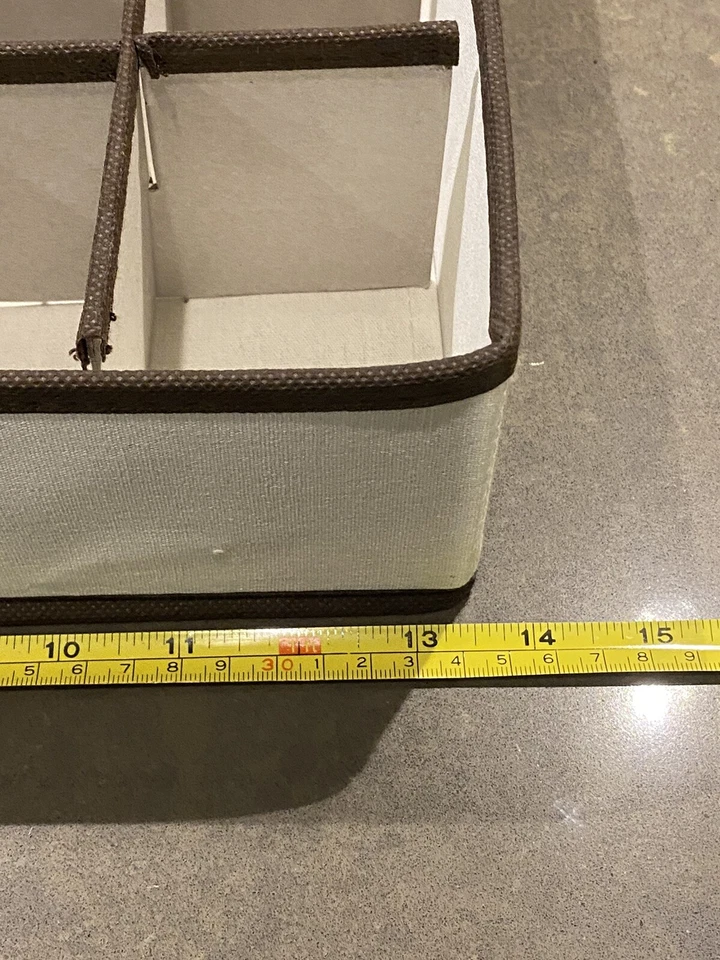 YBM Home Closet Storage Drawer Organizer - Natural Brown Trim - Image 4 of 4