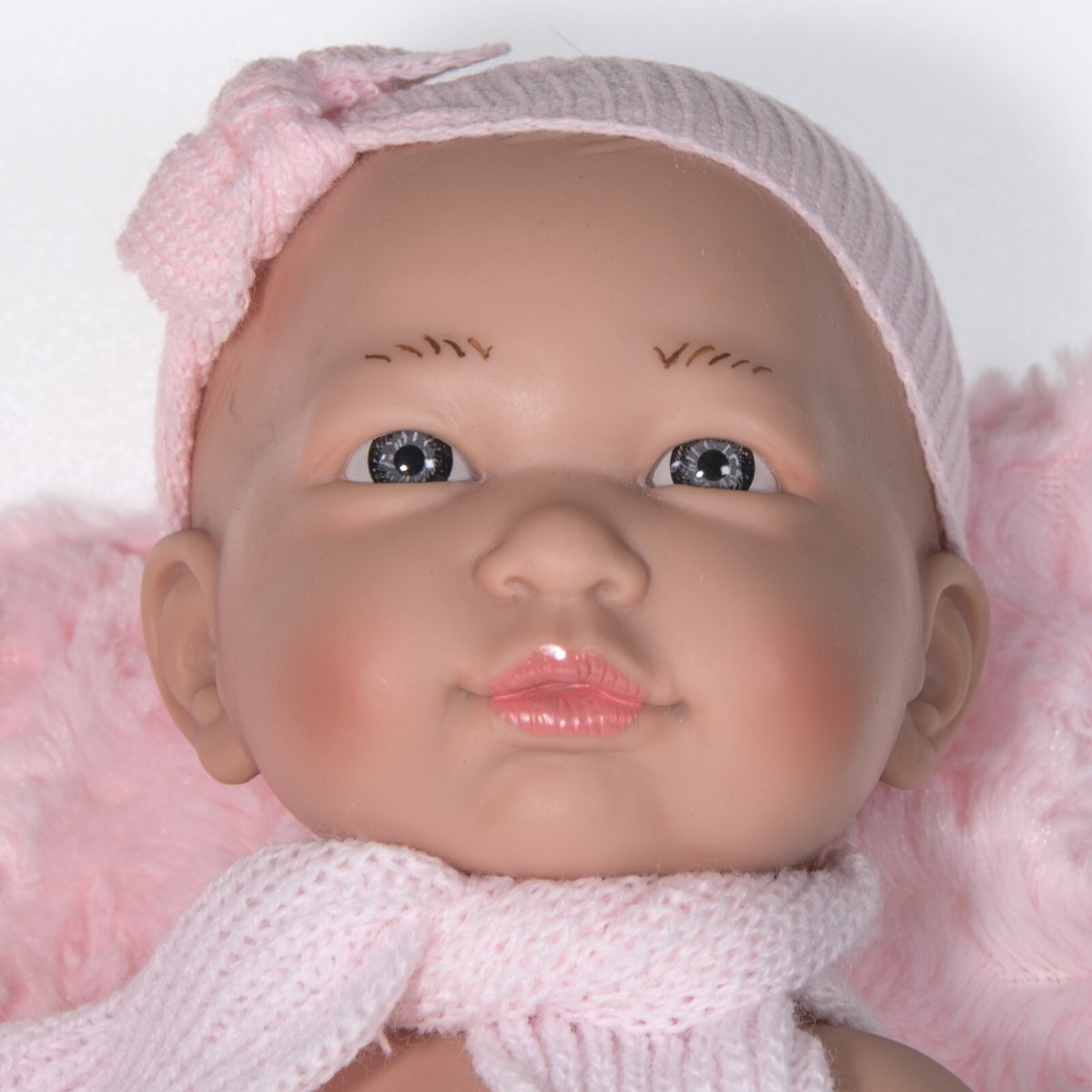 Bambola Giada neonata Fatta A Mano Morbido Lattice PROFUMO Vaniglia 42cm  Spagna