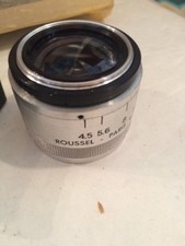Roussel Lens Camera Trylor 135 Mm F/4,5 Made In France