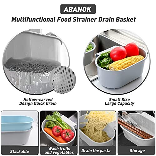Kitchen Sink Drain Strainer Basket Food Catcher Garbage Waste Strainer Filter - Picture 5 of 8