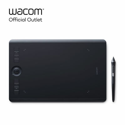 Wacom Intuos Pro Medium Digital Graphic Drawing Tablet - Black
