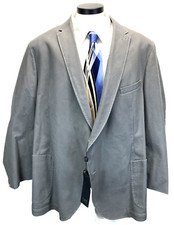 BUGATTI Men EU 32 US 42 'The Sports Jacket' Cotton Blend Sports Coat Canvas NEW