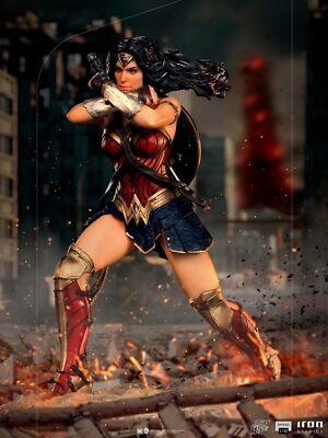 1/10 Iron Studios Wonder Woman Justice League Hand Painted Statue Figure STOCK