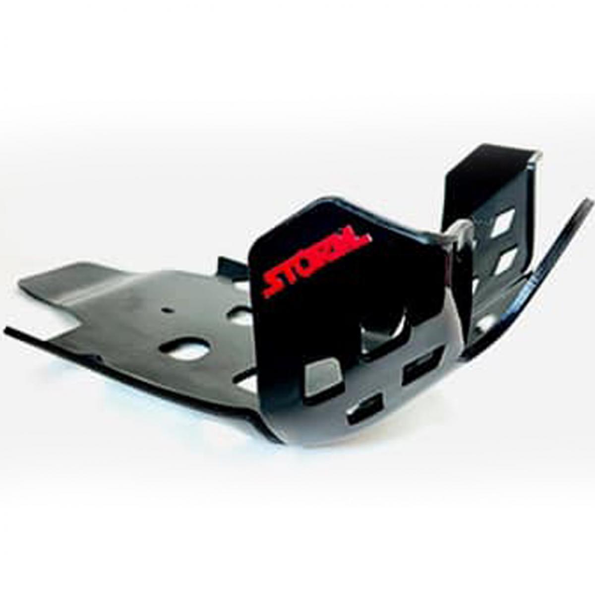 Protection Plaque De Dérapage Aluminium Pour Kawasaki KLX140/140L/140G 2009-2024 - Noire