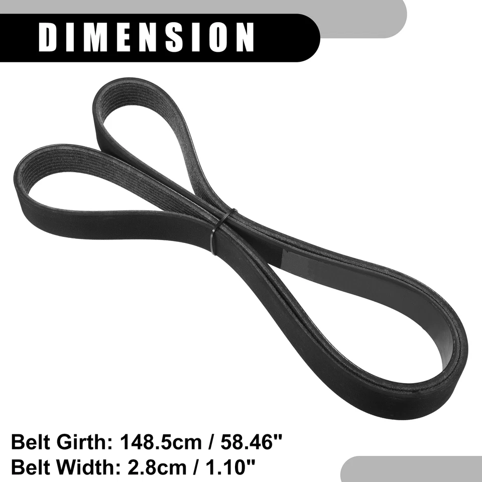 Pieza de 1 Cinturón Serpentino Acanalado en V Nº11287628659 apto para BMW 535i GT 2010-2017 Foto 4 de 4