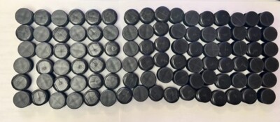 McMaster Carr pack of 96 #9283K14 Black Plastic Snap-in Round Plug.