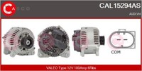 Casco Lichtmaschine Generator 180A 12V FüR Audi A6 Allroad 3.0 TDI Quattro 2.7