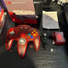 2.4G Wireless N64 Rumble Controller for Nintendo N64 Switch 1 Switch 2 MAC PC