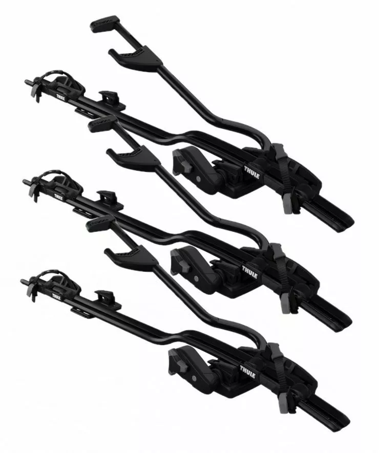 Thule ProRide 598 Cycle Carriers - Black Triple Pack - Key Matching - Next Day
