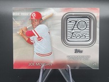2021 Topps 70th Anniversary Logo Patch Joe Morgan Reds #70LP-JM C05