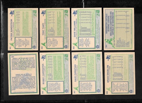 1983-84 OPC 83-84 O PEE CHEE NHL HOCKEY CARD 265-396 & WRAPPER SEE LIST - 第 209/267 張圖片