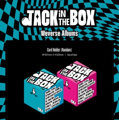 BTS J-HOPE JACK IN THE BOX Album WEVERSE RANDOM Ver/QR+2Photo Card