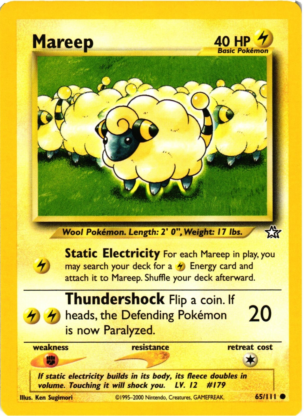 Pokémon TCG Neo Genesis Unlimited - Choose Your Card - 2000 WOTC Vintage NM/LP