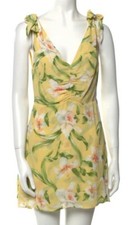 Reformation Carmensita Sleeveless Mini Floral Dress Sz 6 (Z
