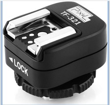 Pixel TF-321 E-TTL Flash Hot Shoe Adapter with PC Connection Port for Canon EOS