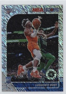 2019 Panini NBA Hoops Premium Stock Shimmer Prizm Luguentz Dort #213 Rookie RC
