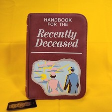 Defect  Beetlejuice Handbook for the Recently Deceased Crossbody Bag Halloween