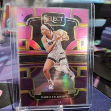2024 Panini Select Isabelle Harrison #24 Pink Purple Prizm /99