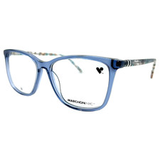 MARCHON NYC - M5024 432 55/15/140 - CRYSTAL BLUE - NEW Authentic EYEGLASSES