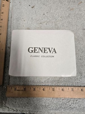 geneva men's women's watch set, classic collection, needs battery