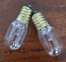 4 x 10w E14 Screw Small Clear Pygmy Bulbs Applance bulb Salt fridge Lamp 240v 