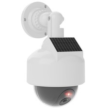 Solar Fake Security Camera, Wireless Dummy Dome Camera Simulated Surveillance...