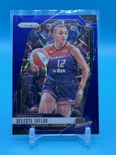 2024 WNBA Panini Prizm #48 Celeste Taylor Blue Lazer Prizm RC Phoenix Mercury