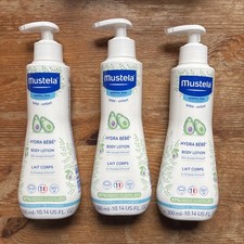 Lot Of 3 Mustela Hydra Bebe Body Lotion 3 x 10.14 Oz. Infant Baby Skin Care