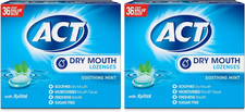 Dry Mouth Lozenges with Xylitol, Soothes, Moisturizes Freshens, Soothing Mint,