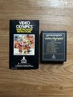Atari 2600 Video Olympics Game Cartridge, Vintage 50 Games With User Manual