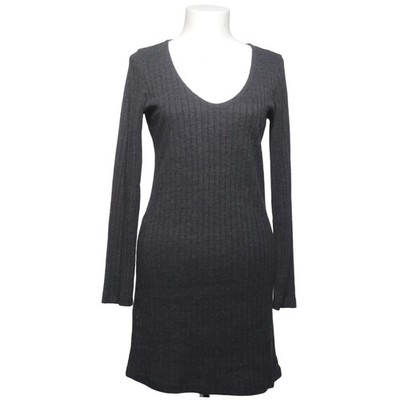 Mango Basics, Kleid, Größe: M, Grau, Einfarbig, Rippenstrick, Damen #YqK
