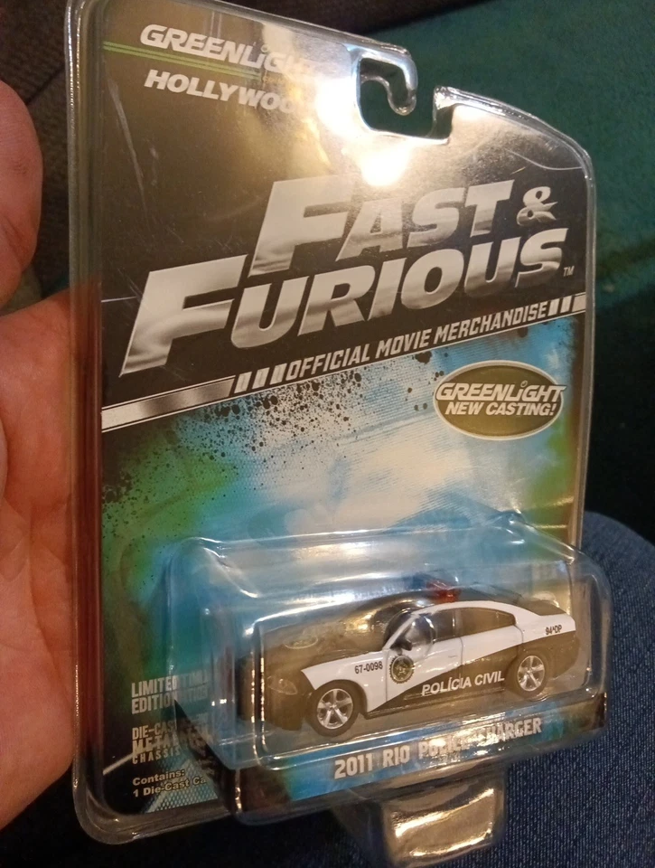Greenlight Limited Edition Fast & Furious 2011 Rio Police Charger 1:64 Diecast - Image 3 of 4