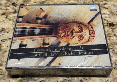 Purcell Locke Lawes Jenkins FRETWORK MUSIC FOR VIOLS [Virgin 5-CD SET, NEW SEAL