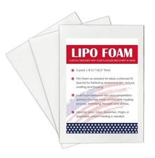 3 Pack Lipo Foam Pads - Post Surgery Ab Board Liposuction Surgery Flatten