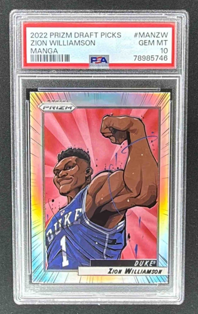 Zion Williamson 2022 Prizm Draft Picks #MAN-ZW Manga /(SSP) Price