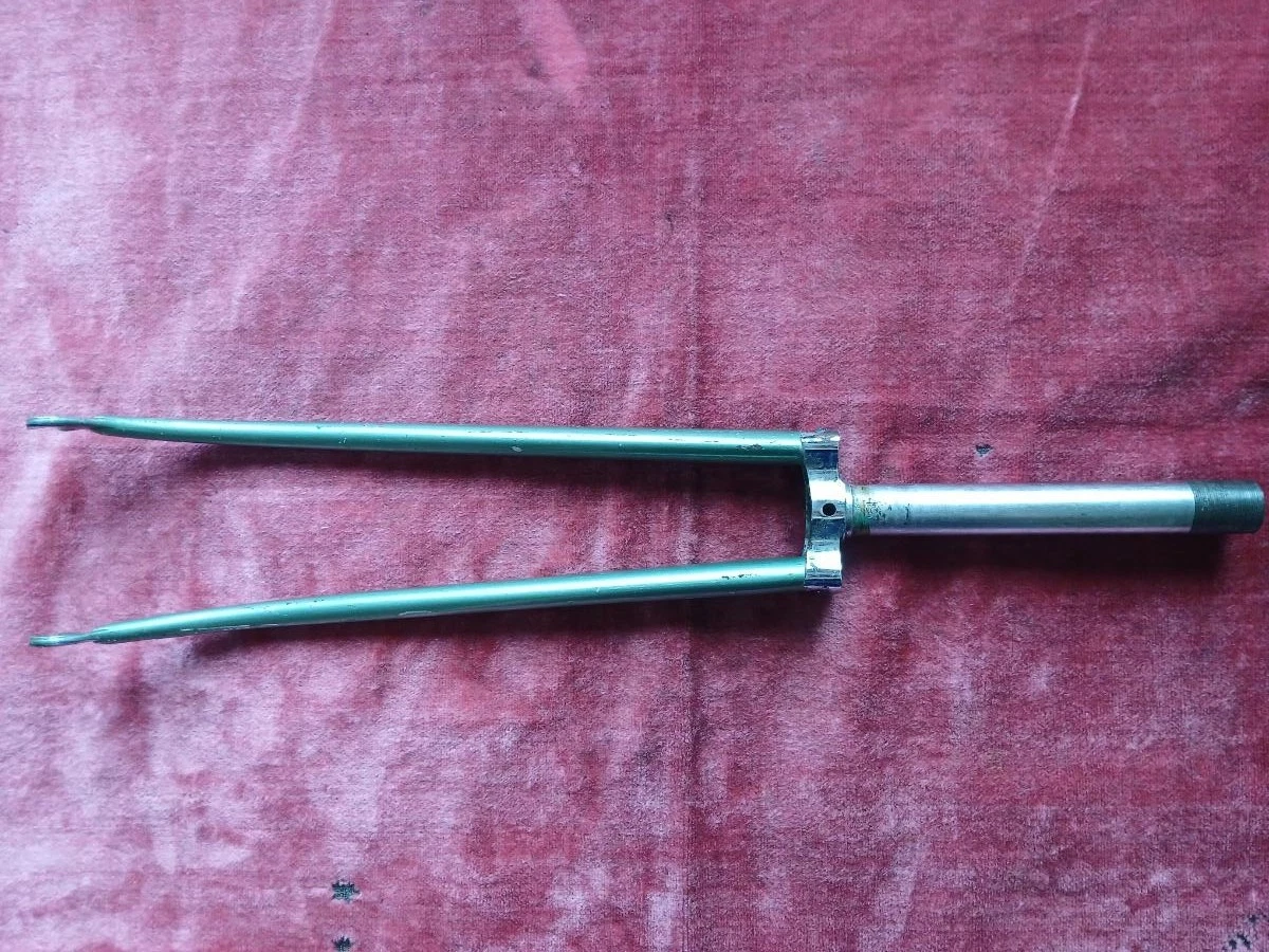Fourche Avant Chromée 1" NOS 28 Pour Vélo De Route Vintage - Remplacement Acier