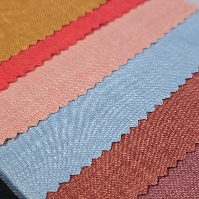 Gewaschener Leinen-Look Stoff Polyester weiches Gefühl Kleid Handwerk Kostüm Material 58'' GN