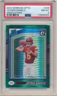 JAYDEN DANIELS 2024 DONRUSS OPTIC #248 RC GREEN HYPER PRIZMS SP PSA 8 NM-MT