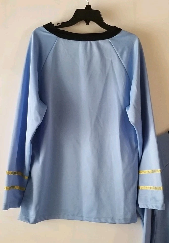 Disfraz de Spock de Star Trek XL azul uniforme para hombre Halloween en muy buena condición disfraces rubíes Foto 2 de 4