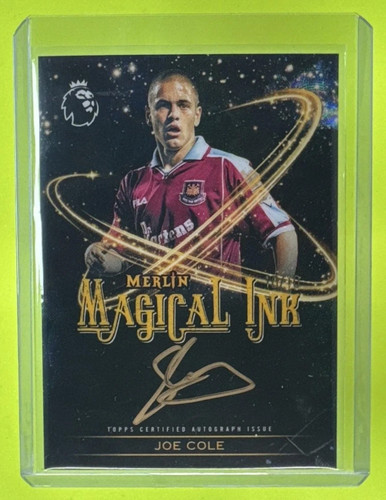 Joe Cole #MI-JC 2026 Topps Merlin Premier League Merlin’s Magical Ink card