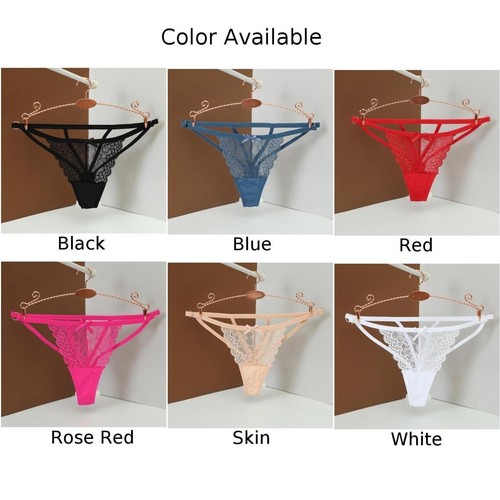 Spitzentanga Ganzjahres Spitze Low Waist Medium Stretch Einfarbig Tanga - Bild 4 von 18