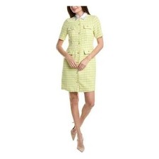 Nanette Lepore Dress NWT Citrine Plus 16 Button Front Preppy Vintage Vibe Retro