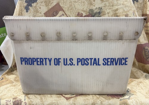United States Postal Service Plastic Box  U.S. Mail Box Property Of 18"x13"x11"