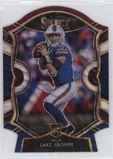 2020 Panini Select Concourse Tri-Color Prizm Die-Cut Jake Fromm #49 0a3